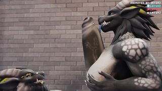 Dragon Boobjob and Growth Animation