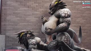 Dragon Boobjob and Growth Animation