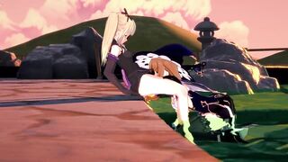 Lisa Teaches Fischl a Lesson (Genshin Impact)