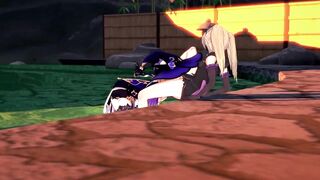Lisa Teaches Fischl a Lesson (Genshin Impact)