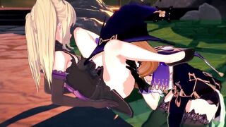 Lisa Teaches Fischl a Lesson (Genshin Impact)