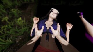 One Piece Slow Group Sex (fondling, BJ)j