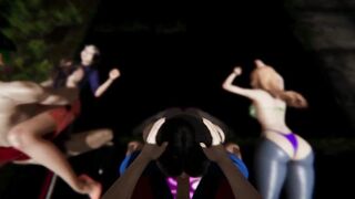 One Piece Slow Group Sex (fondling, BJ)j