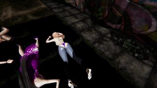 One Piece Slow Group Sex (fondling, BJ)j
