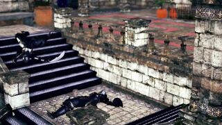 A Beautiful Castle is Attacked by Goblins. and ... - 3d Animation