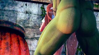 A Beautiful Castle is Attacked by Goblins. and ... - 3d Animation