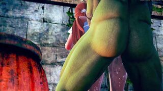 A Beautiful Castle is Attacked by Goblins. and ... - 3d Animation