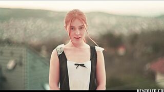 Jia Lissa Ahegao went Full Extreme Bukkake - Full of Cum Redhead - Real Life Hentai