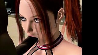 Toon 3D College Cheerleader Postgame BBC