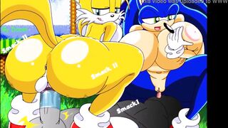Sonic, Tails and Green Sonic Porn Very Sexy - S&M