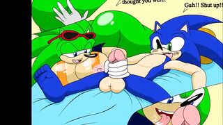 Sonic, Tails and Green Sonic Porn Very Sexy - S&M