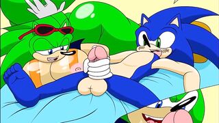 Sonic, Tails and Green Sonic Porn Very Sexy - S&M