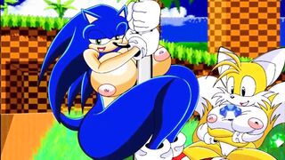 Sonic, Tails and Green Sonic Porn Very Sexy - S&M