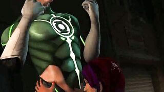 3D babe sucks cock and gets fucked by the Green Lanternandarchligh-high 1
