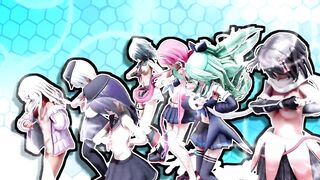 MMD HENTAI 艦娘達のすーぱー☆あふぇくしょん