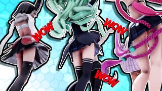 MMD HENTAI 艦娘達のすーぱー☆あふぇくしょん