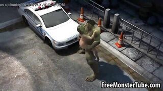 Foxy 3D blonde babe gets fucked hard by The Hulk3-high 1