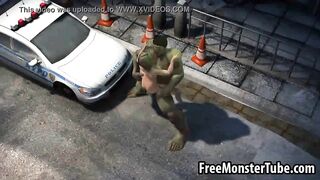 Foxy 3D blonde babe gets fucked hard by The Hulk3-high 1