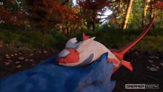 Furry Dragon Sensual Blowjob
