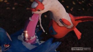 Furry Dragon Sensual Blowjob