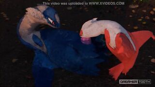 Furry Dragon Sensual Blowjob