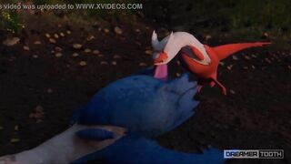 Furry Dragon Sensual Blowjob