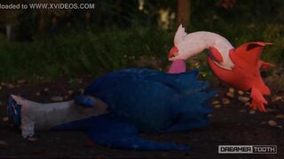 Furry Dragon Sensual Blowjob