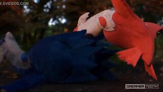 Furry Dragon Sensual Blowjob