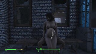 Ghoul got Pregnant. Half-zombie Gently Fuck a Woman from behind | Fallout 4 Sex