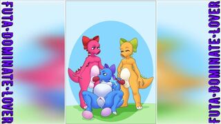 [2d Comic] Super Intersex Birdo Bros Transformation