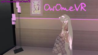 Shy Catgirl Puts on a Show for you ❤️solo Masturbation in Virtual Reality [VRchat] 3d Hentai Camgirl