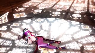 Mmd Genshin Impact Rosaria Big Tits and Hot and Sexy with Wonderful Job inside the Cathedral Sloppy
