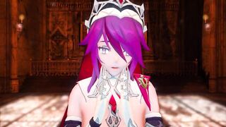 Mmd Genshin Impact Rosaria Big Tits and Hot and Sexy with Wonderful Job inside the Cathedral Sloppy