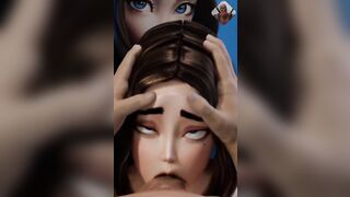 Samsung Sam Blowjob Face Fucked POV