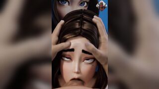 Samsung Sam Blowjob Face Fucked POV