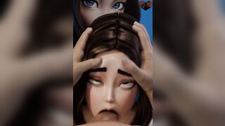 Samsung Sam Blowjob Face Fucked POV