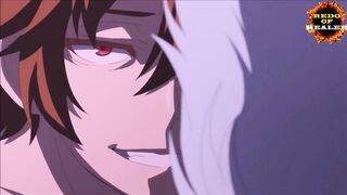 HENTAI ANAL Ride, Redo of Healer FUCK RIDING ASS Busty Rides Cock HERO Fucks Big Boobs Bouncing Tits