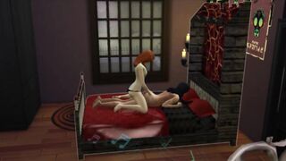 Princess Anna and Lesbian Sex with a Big-breasted Woman | Disney Princess
