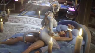 Jinaara Rides a Big Futa Cock