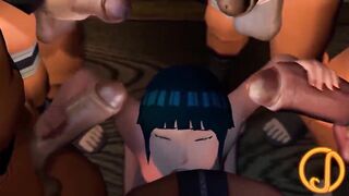Hinata And Naruto – Multi Clone Jutsu