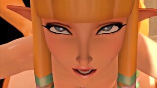 Princess Zelda, Hot Doggy Creampie