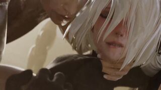 Nier Automata Yorah 2B Anal