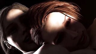 Jill Valentine and Claire Redfield - Raccon Love
