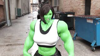 tifa lockheart turns into she hulk