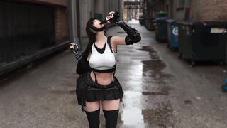 tifa lockheart turns into she hulk