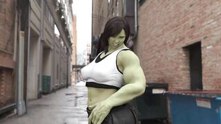 tifa lockheart turns into she hulk