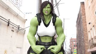tifa lockheart turns into she hulk