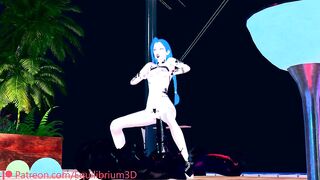 Jinx riding demon's big cock