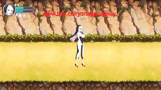 Pretty lady has sex with ugly men in Lunatia cov new hentai gameplay video