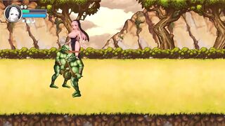 Pretty lady has sex with ugly men in Lunatia cov new hentai gameplay video